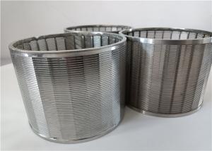 Wholesale Curved Wedge Wire 50Um Water Screen Filter Stainless Steel 316L from china suppliers