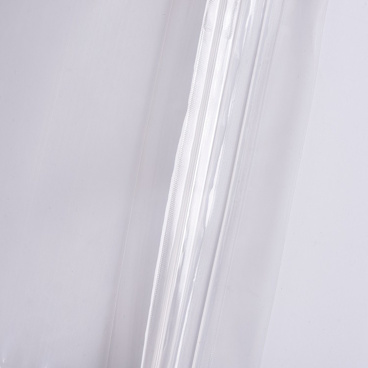 Food Grade Transparent Flat Bottom Plasatic Zipper Packaging Bag for Food
