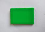 Green Cover Injection Molded Plastic Parts PP Material With Logo Printing
