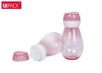 SGS PP 200ml Nail Polish Remover Pump Flower Bottle