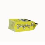 Yellow Disposable Popcorn Bags Popcorn Sacks Greaseproof 138mm Width