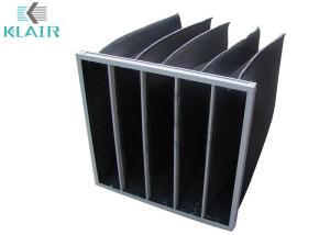 Wholesale F5-F9 Activated Carbon Pocket Filter , Galvanized Steel G4 Carbon Pre Air Filter from china suppliers