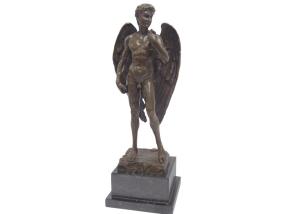 Wholesale Garden Cast Iron Sculpture Hand Made Customized Size Antique Angel Statues from china suppliers