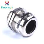 Waterproof IP65 Brass Cable Gland For Electrical Junction Box ROHS / ISO