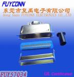Centronic 50 Pin Male 180°Cable Outlet Traditional TypeSolder Pin Connector with