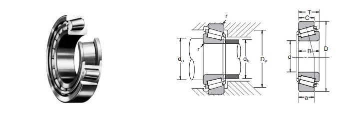 NSK bearing HR32008 XJ tapered roller bearing HR32008XJ Tapered Roller Bearing for Medical Equipment