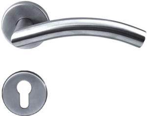 Wholesale Glossy Polished Stainless Steel Internal Door Handles With Same Color Screws from china suppliers