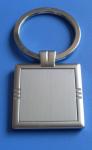 OEM / ODM welcomed square iron 3.0mm Promotional Metal Keyrings