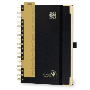 Wholesale Hardcover Spiral Bound Weekly Planner For July 2023 To June 2023 from china suppliers