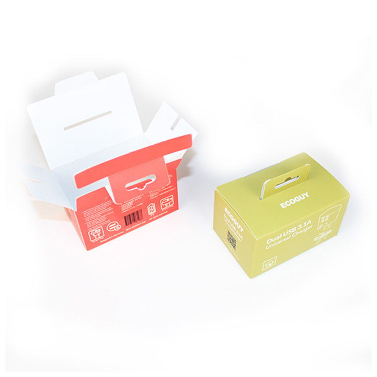 Matt Lamination Paperboard Packaging Box 3-7layers For Charger