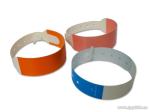 Waterproof Disposable PP Paper variety colors UHF RFID Chip Wristband Bracelet