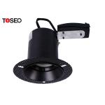White / Black Fire Rated Trimless Downlights , 75mm Cut Out Downlights