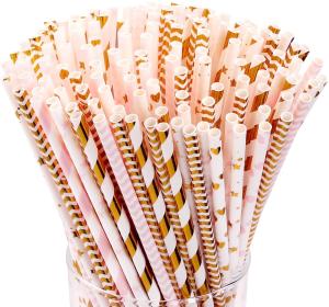 Wholesale Recyclable Boba Bubble Tea Disposable Biodegradable Paper Straws from china suppliers