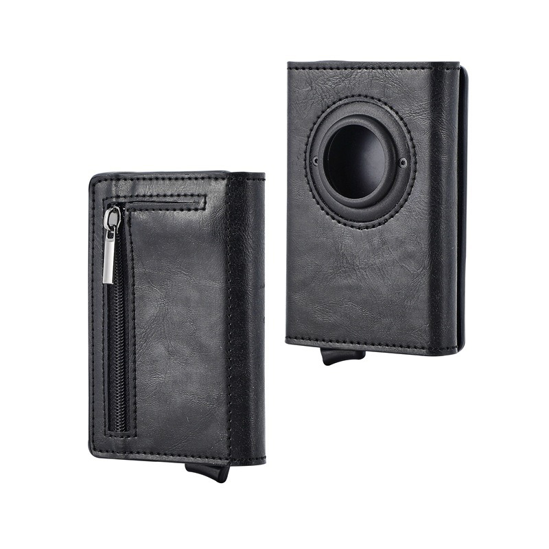 Rfid Blocking Metal Man Smart Wallet Card Holder With Money Clip Package Weight 0.1kg