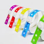 Custom Logo Promotional Item Wristbands Vinyl One Layer PVC Waterproof Colorful