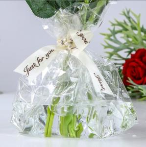 Wholesale Waterproof Flower Bouquet Wrapping Paper 70 Sheets Fully Transparent Cellophane Flower Shop Supplies 52*52cm Many Colors from china suppliers