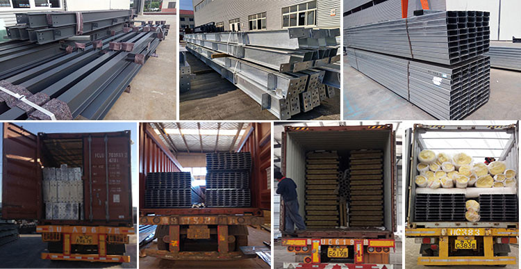 Earthquake Resistance Steel Workshop Free Design Custom Building Construction