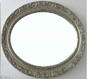 Wholesale antique silver oval framed bathroom mirror,wood oval wall mirror from china suppliers