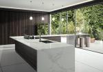 120cm Timber HPL Door Solid Wood Island Kitchen Cabinets Carcase Marble