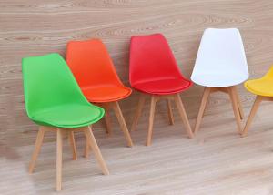 Wholesale Ergonomic Height Beech Wood Chair , High Back Leather Dining Chairs from china suppliers