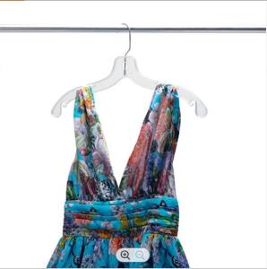 Wholesale 43cm Thick Plastic Hangers , Transparent Plastic Dress Hangers from china suppliers