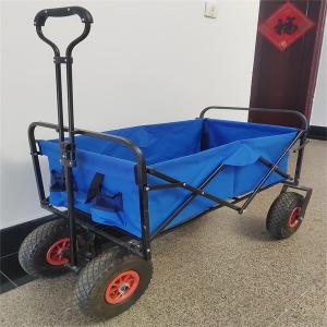 Wholesale Heavy Duty Utility Folding Wagon Cart Heavy Duty Foldable Beach Wagon Cart from china suppliers