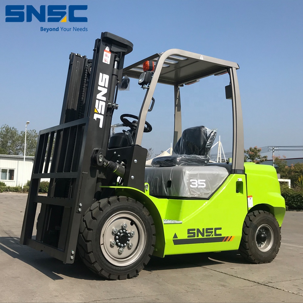 FD35 3.5ton Side Shifter Rough Terrain Forklift Japanese Engine and Core Gearbox Component
