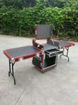 High Quality Red Aluminum Bar 12U Standard Road Rack Flight Case 35 * 35MM With
