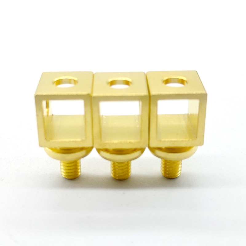 Automotive Custom Made CNC Parts Polishing Turned Brass Components High Precision