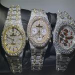 3EX Moissanite Iced Out Watch ChainMoissanite High End Watches