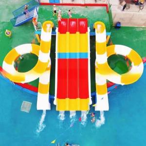 Wholesale Colourful Funny Kids Amusement Park Water Slide Playground For Family from china suppliers
