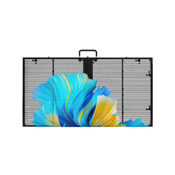 P33.33 - P16.67 Transparent LED Curtain Screen 6000nit Outdoor Advertising LED