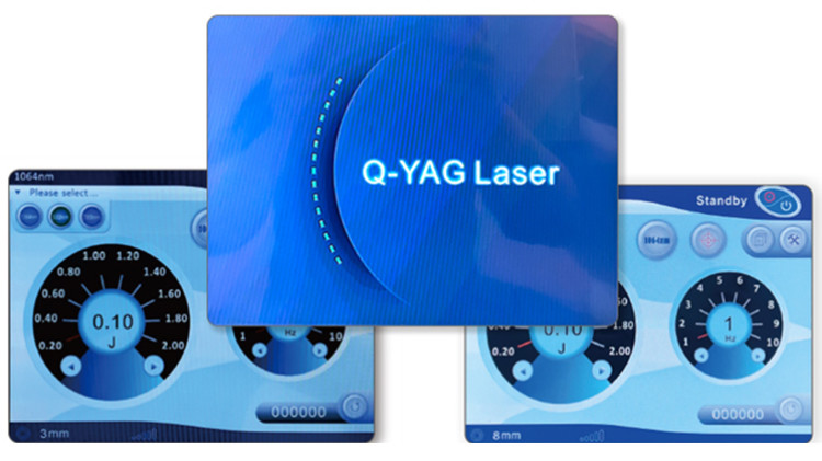 Pico Laser Nd Yag Q Switched Picosecond Laser Tattoo Removal Machine 532nm 755nm 1064nm