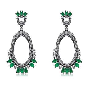Wholesale Bohemian Earrings Beautiful Gifts For Girls Shining Dimond Earring from china suppliers