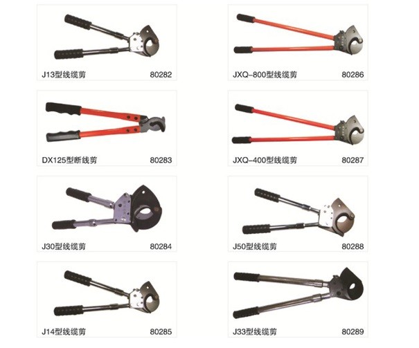 Ratchet Armoured Heavy Duty Cable Cutters Basic Construction Tools for Cutting