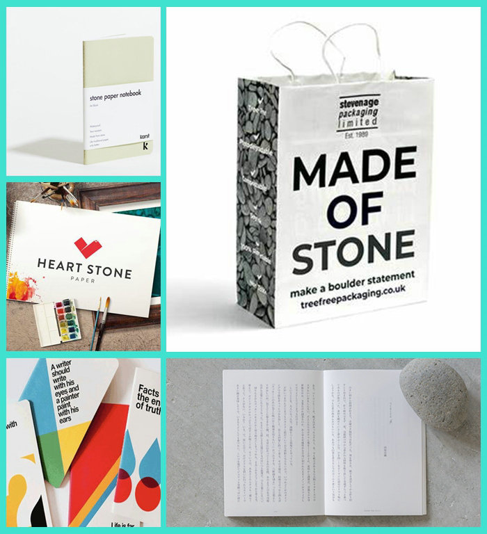 200um 100% Tree free Stone Paper For Shopping Bags Oil Resistant 25'' x 40''