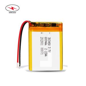 Wholesale 2.22Wh 3.7V 600mAh Pouch Li Polymer Cell HLP503040 from china suppliers