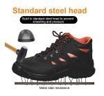 Split Leather PU Injection STEEL TOE Safety Shoes UC-385 for Workplace
