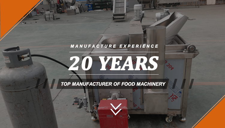 Automatic Frying Machine for Cassava Tortilla Chips Production in Food Beverage Shops