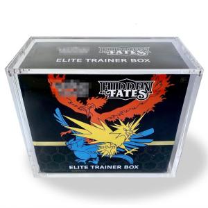 Wholesale Custom Acrylic Magnetic Box Game Card Collection Storage Box Acrylic Display Case for Pokémon Cards from china suppliers