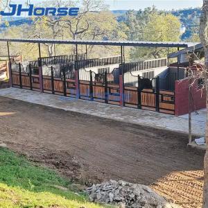 Wholesale Various Heavy Duty Horse Stall Fronts Black Powder Coated from china suppliers