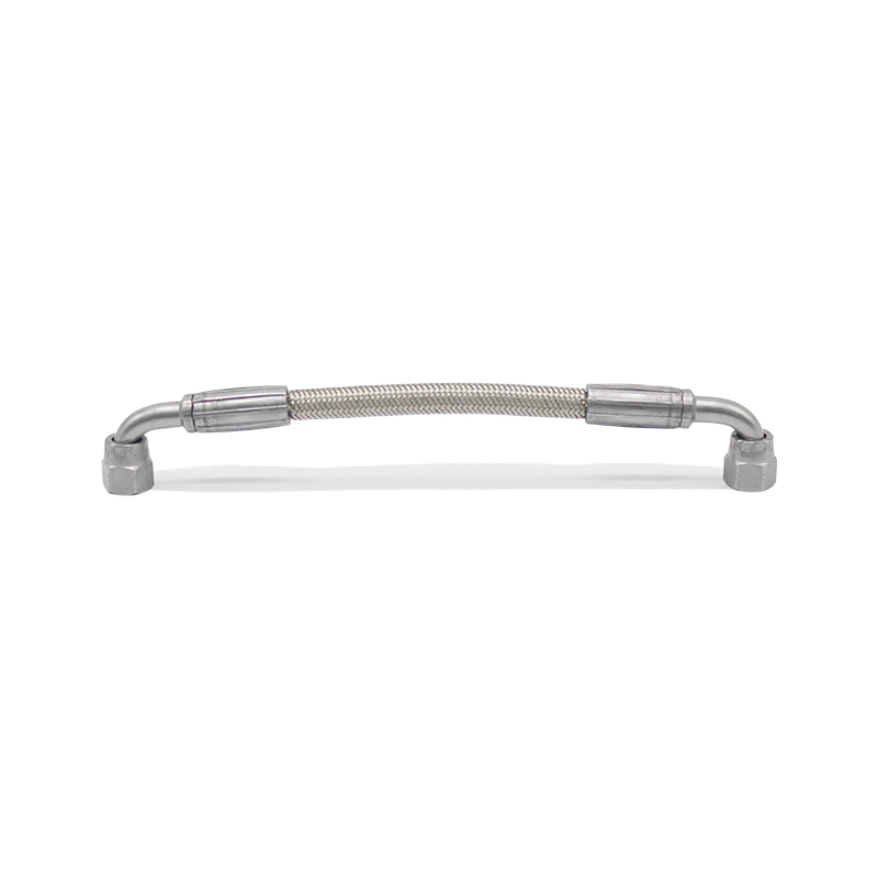 1/4" JIC Female 04 Stainless Steel 304 Braided PTFE Hose For Air Compressor