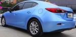 Fog Blue Metallic Finish Matte Car Vinyl Wrap 5 Years Durability SGS