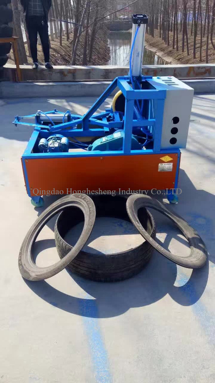 Big Tire Cutting Machine Tire Sidewall Cutter Waste Tyre Rubber Powder Making Machine
