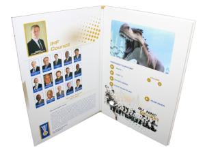Wholesale Electronic multimedia LCD Video Brochure , automatic video booklet for business from china suppliers