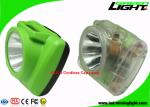 Dual High Low Beam Cordless Miners Cap Light Waterproof With Digital Battery