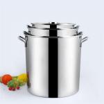 304 Stainless Steel Kitchen Soup Pots Large Capacity Heavy Duty