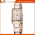 KM12 Fashion Women Lady Stainless Steel Crystal Dial Quartz Analog Luxury Wrist