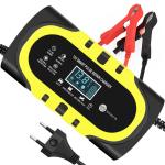 Automatic Identification 12V 15A Portable Pulse Repair Car Battery Charger for