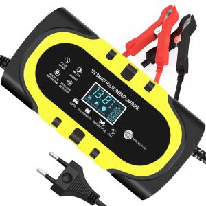 Wholesale 12V/1.25A Output Connector Current Protection 9-Stage Automatic Motorcycle Battery Charger for Lead-Acid Battery from china suppliers